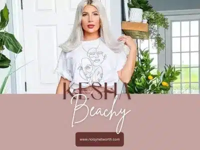 An image of Kesha Beachy and some written texts "Kesha Beachy", "www.noisynetworth.com".